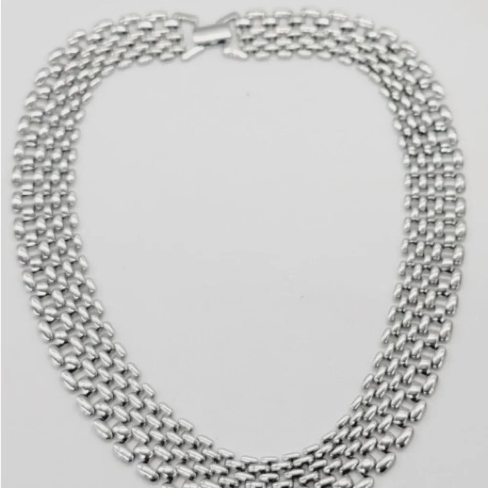 Napier Silver Chain Necklace - Picture 3 of 3